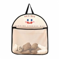 Geanta de Depozitare, Tip Saculet, de Agatat, Multifunctionala, din Plasa, 40 x 10 x 44 cm, Negru