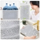 Cutie de Depozitare cu Fermoar, Pliabila, Maner Ranforsat, Fermoar Rezistent, pentru Haine, Paturi, Plapumi, Perne, Lenjerii de Pat, Jucarii, 61x50x71 cm, 210 Litri, Gri