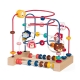 Jucarie din Lemn Montessori, Labirint Motricitate cu Abac si Animalute, Rollercoaster pentru Copii, Educativ, Dezvoltarea Abilitatilor Motorii, Numaratoare, 22.5x22.5x15 cm, Multicolor