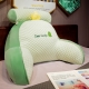 Perna Multifunctionala, Spatar pentru Pat, Protectie Lombara, Marime Medie, 60 x 40 cm, din Plus, Model Dinozaur, Verde