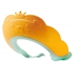 Protectie baie pentru copii impotriva samponului, model leu si coroana, dimensiune ajustabila, durabil, usor de curatat, de protectie la dus, baie, tpe+pp, portocaliu
