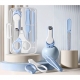 Set Ingrijire Unghii pentru Bebelusi, Cutie de Depozitare Transparenta, 13.6x8x2 cm, Blue