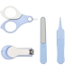Set Ingrijire Unghii pentru Bebelusi, Cutie de Depozitare Transparenta, 13.6x8x2 cm, Blue