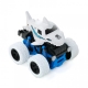 Camion de cascadorii, off-road, se roteste la 360 de grade, 3+ ani, scara 1:36, roti 4x4, suspensii, Alb