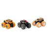 Set 3 masinute off-road, rotire la 360 grade, roti mari din cauciuc, motor extern, 3+ ani, Multicolor