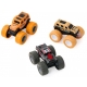 Set 3 masinute off-road, rotire la 360 grade, roti mari din cauciuc, motor extern, 3+ ani, Multicolor