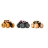 Set 3 masinute off-road, rotire la 360 grade, roti mari din cauciuc, motor extern, 3+ ani, Multicolor