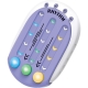 Jucarie interactiva, consola tip jocuri ritmice, +3 ani, din abs, 8 niveluri de joc, cu melodii si sunete, mov