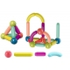 Set 25 de piese magnetice de constructie, puzzle, forme, 3 ani, abs, magnet, 16x6x14 cm, multicolor
