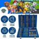 Set complet de colorat cu Paw Patrol–130 de piese, carioci, creioane cerate, stickere și accesorii, in servieta, Albastru