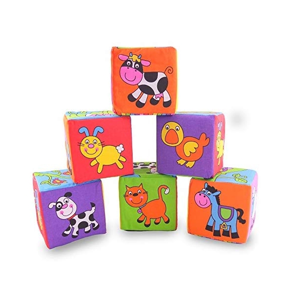 Set de Joaca Cuburi Amuzante Cu Animalute Galt