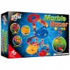 Set de Curse cu Bilute de Sticla Marble Racer