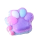 Jucarie Antistres Squishy, cu revenire lenta, model Labuta de Pisica Pufoasa, Dimensiune mare, 220g, Multicolor