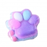 Jucarie Antistres Squishy, cu revenire lenta, model Labuta de Pisica Pufoasa, Dimensiune mare, 220g, Multicolor