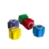 Gonggi joc traditional coreean, tip Squid Game si Jocul Calamarului, interactiv, set 5 piese multicolore, cutie neagra