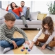 Gonggi joc traditional coreean, tip Squid Game si Jocul Calamarului, interactiv, set 5 piese multicolore, cutie neagra