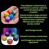 Gonggi joc traditional coreean, tip Squid Game si Jocul Calamarului, interactiv, set 5 piese multicolore, cutie neagra