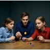 Gonggi joc traditional coreean, tip Squid Game si Jocul Calamarului, interactiv, set 5 piese multicolore, cutie alba