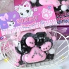 Jucarie antistres squishy, cu revenire lenta, model labuta de pisica, stelute, 12 cm, 220g, pinch family, roz-negru