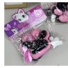 Jucarie antistres squishy, cu revenire lenta, model labuta de pisica, stelute, 12 cm, 220g, pinch family, roz-negru