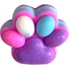 Jucarie Antistres Squishy, cu revenire lenta, model Labuta de Pisica Pufoasa, Dimensiune mare, 220g, Multicolor