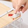Set 16 roti autoadezive universale, pentru mutat mobila, rotire 360 de grade, usor de montat, abs, 4.5x2.8x1.4 cm, alb