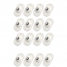 Set 16 roti autoadezive universale, pentru mutat mobila, rotire 360 de grade, usor de montat, abs, 4.5x2.8x1.4 cm, alb