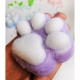 Jucarie interactiva squishy, model cat paw, revenire lenta, din tpr, +3 ani, 7.5 cm, textura puf, mov