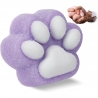 Jucarie interactiva squishy, model cat paw, revenire lenta, din tpr, +3 ani, 7.5 cm, textura puf, mov