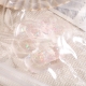 Jucarie antistres squishy, cu revenire lenta, model cat paw, 6.5 x 7 cm, din tpr, 4-6 ani, model 2 flori, transparent