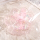 Jucarie antistres squishy, cu revenire lenta, model cat paw, 6.5 x 7 cm, din tpr, 4-6 ani, model 2 flori, transparent