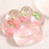 Jucarie antistres squishy, cu revenire lenta, model cat paw, 6.5 x 7 cm, din tpr, 4-6 ani, model 5 fructe, transparent