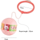 Minge pentru sarit, tip coarda Hula Hoop, cerc 12 cm, coarda 52 cm, minge 12x11 cm, functie iluminat, 4+ ani, roz