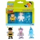 Set 3 mini figurine Stumble Guys 3D, Seria 2 - Stumblebee, Sprinkles, Diamond Banana