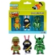 Set 3 mini figurine Stumble Guys 3D, Seria 2 - Private Davis, Furiken, Sei Taishogun