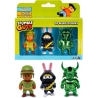 Set 3 mini figurine Stumble Guys 3D, Seria 2 - Private Davis, Furiken, Sei Taishogun