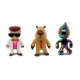 Set 3 mini figurine Stumble Guys 3D, Seria 2 - Disco Dan, Capybara, Liquid Rainbow