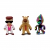 Set 3 mini figurine Stumble Guys 3D, Seria 2 - Disco Dan, Capybara, Liquid Rainbow