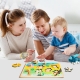 Puzzle Montessori din Lemn pentru Copii,  0-3 Ani, Model Animale din Jungla, Educativ, Intuitiv, Creativ, 9 Piese, 30x22.5x0.8 cm, Multicolor