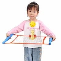 Joc Spikeball,  pentru Copii, Joc in 2, pentru Plaja, Parcuri, Interior, 2 Plase, 2 Mingi Normale, 2 Mingi Luminoase, Senzorial, Prinderea Mingii, 50x30 cm,  Multicolor