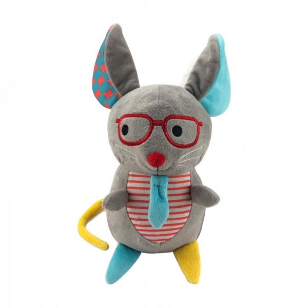 Soricel gri cu cravata - 21 cm