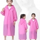Pelerina de Ploaie, pentru Copii 100-145 cm, din EVA, Impermeabila, Inchidere cu Capse, Roz