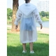 Pelerina de Ploaie, pentru Copii 100-145 cm, din EVA, Impermeabila, Inchidere cu Capse, Alb