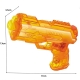 Pistol cu Apa, Manual, din PP, 23 x 16 x 4 cm, 250 ml, Portocaliu
