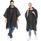 Pelerina de Ploaie, pentru Adulti, EVA, Tip Poncho, Impermeabila, Rezistenta la Vant, Capse Laterale, 160 g, Negru