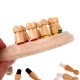 Joc de Memorie, pentru Toata Familia, din Lemn, Diametru Tabla de Joc 17 cm, Interactiva, +4 Ani, 6 Culori, Multicolor
