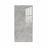 Set 10 Placi Tapet, 60 x 30 cm, Grosime 1.5 mm, din PVC, Model Imitatie de Marmura, Suprafata acoperita 1.8 mp, Gri Cenusiu Deschis