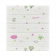 Set 10 Placi Tapet 3D, 70 x 77 cm, Grosime 3 mm, din Polietilena, Tip Caramida, Model cu Baloane, Suprafata acoperita 5.3 mp, Alb