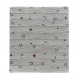 Set 10 Stickere de Perete, Autoadezive, 70 x 77 cm, Suprafata Acoperita 5.3 mp, din PVC, Model Stelute Curcubeu, Alb
