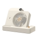 Ventilator 2in1, Functie Incarcare Telefon Wireless, 100 Trepte de Viteza, 2400 mAh, 5V, 2A, 25 x 16.5 x 24 cm, Bej